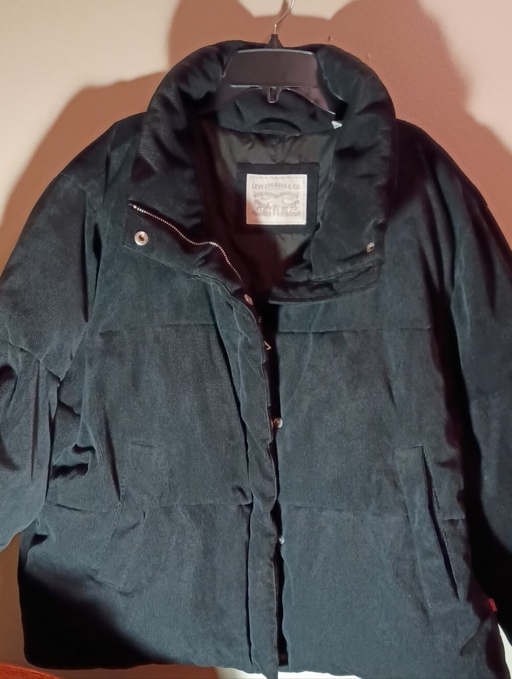 Levi's Women's Black Quilted Puffer Coat